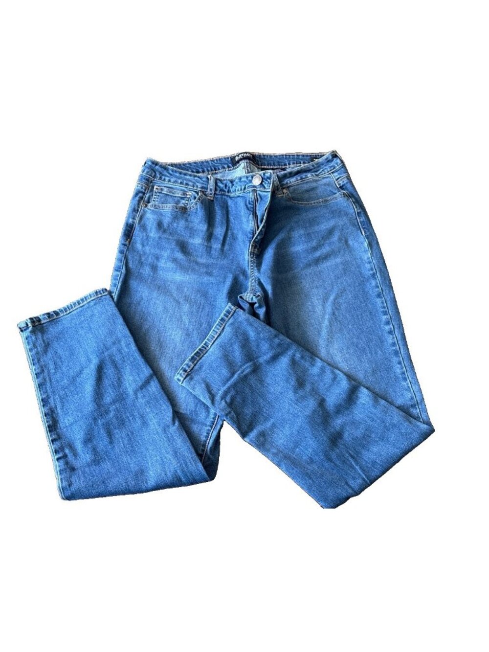 Buffalo David Bitton Jeans pursuit Women  12x32 Blue Mid Rise Super Soft Skinny